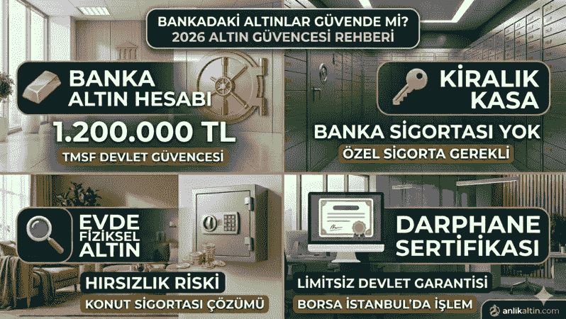 Altın Hesabı Devlet Güvencesi 2026: Bankadaki Altınlar Güvende mi? Anlık Altın Fiyatları Altın Hesabı Devlet Güvencesi Altın Hesabı Devlet Güvencesi 2026: Bankadaki Altınlar Güvende mi?
